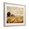 Stupell Industries Western Landscape Farmhouse Hill Framed Print Under Glass, design by Petal Prints Design